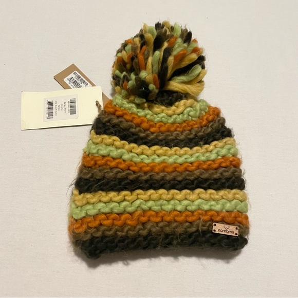Nordbron Kids Striped Knit Beanie Hat - Picture 9 of 16